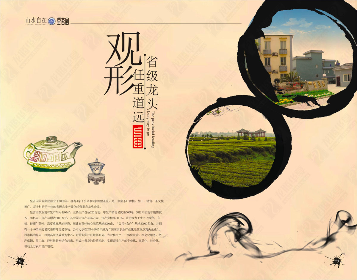 蒙頂山皇茗園茶業(yè)宣傳畫冊設(shè)計(jì)
