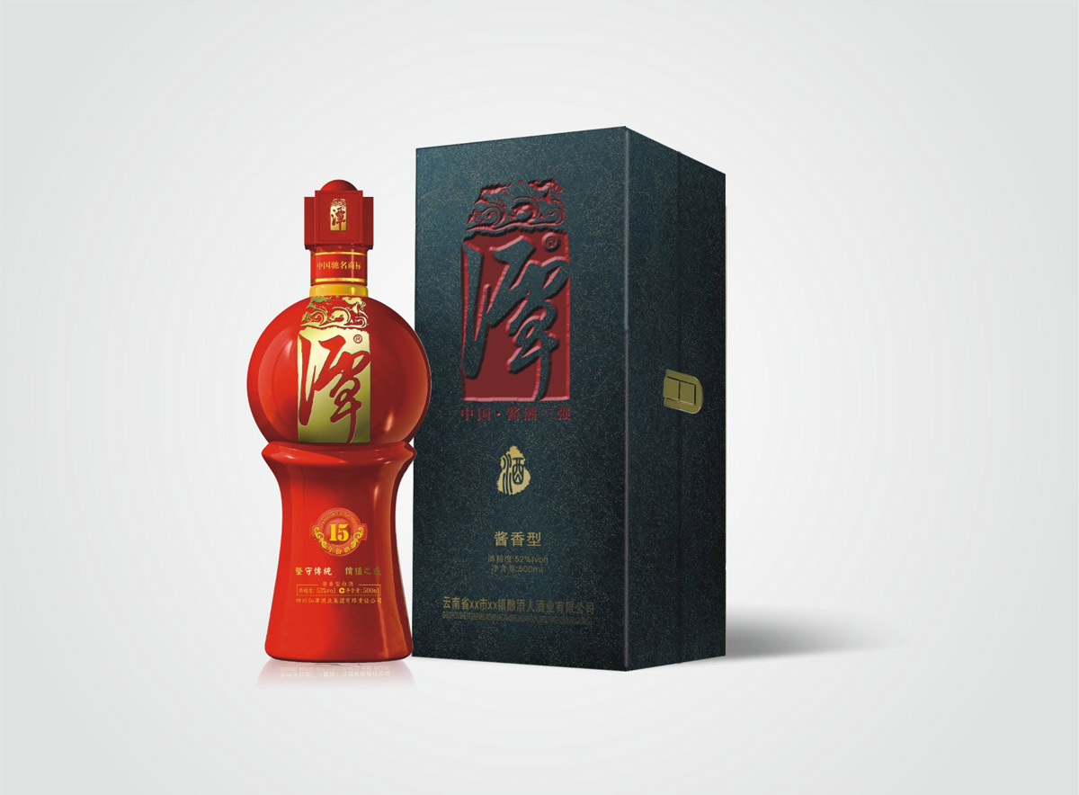 成都白酒包裝設計公司_白酒包裝盒_高端白酒包裝設計_白酒瓶子包裝價格