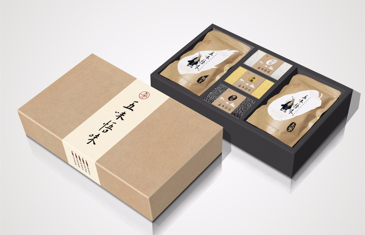 五味悟味五谷雜糧包裝設(shè)計(jì)與視覺(jué)元素提煉|大棗|大米|筍干|小米|黑豆|產(chǎn)品包裝設(shè)計(jì)