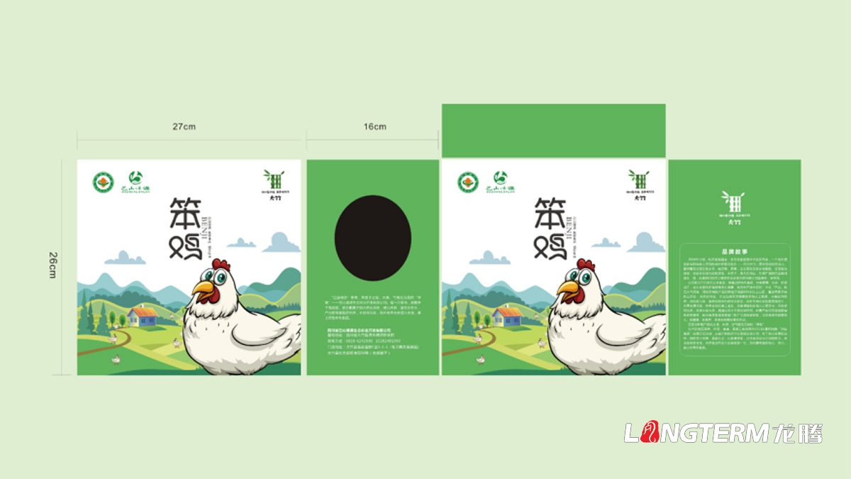 大竹特產(chǎn)笨雞笨雞蛋包裝設計_達州市農(nóng)產(chǎn)品包裝設計