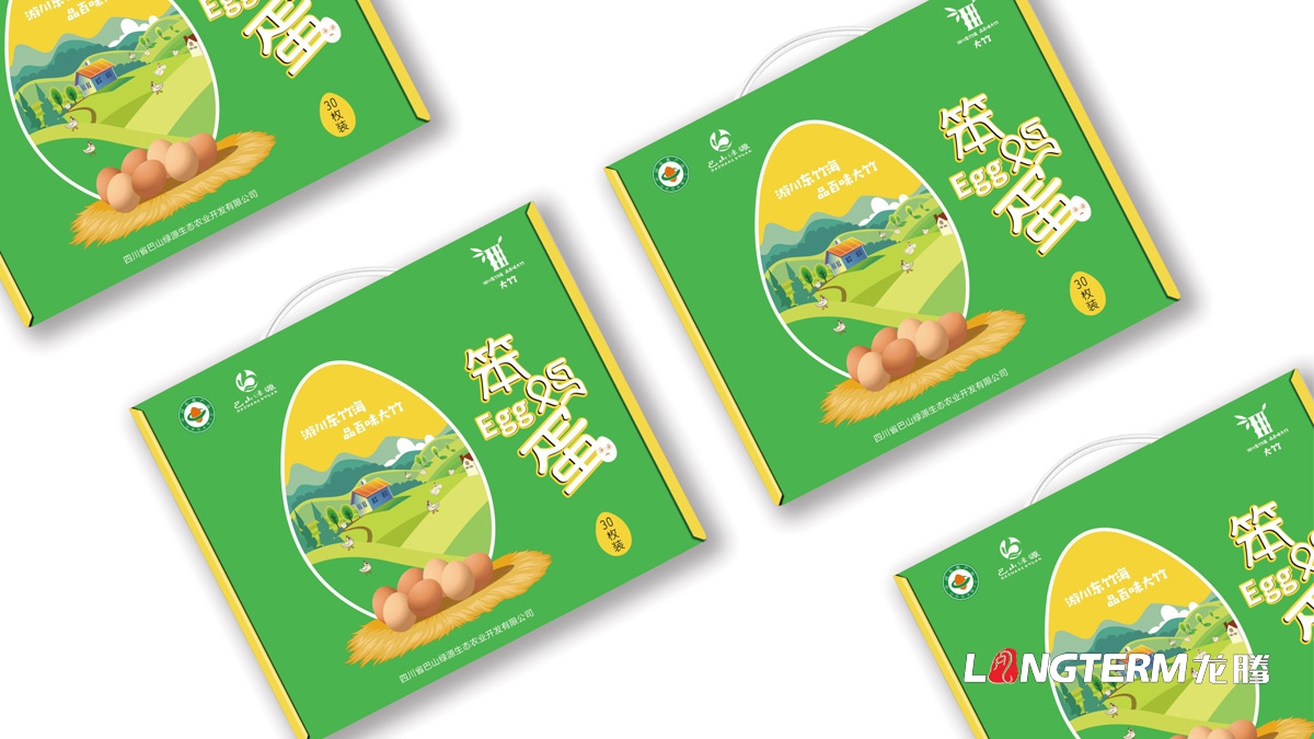 大竹特產(chǎn)笨雞笨雞蛋包裝設計_達州市農(nóng)產(chǎn)品包裝設計