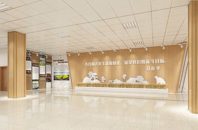 崇州市農(nóng)業(yè)農(nóng)村局黨建引領(lǐng)機(jī)關(guān)文化建設(shè)設(shè)計(jì)_大廳改造、樓道文化墻、支部黨建室、健身室文化建設(shè)