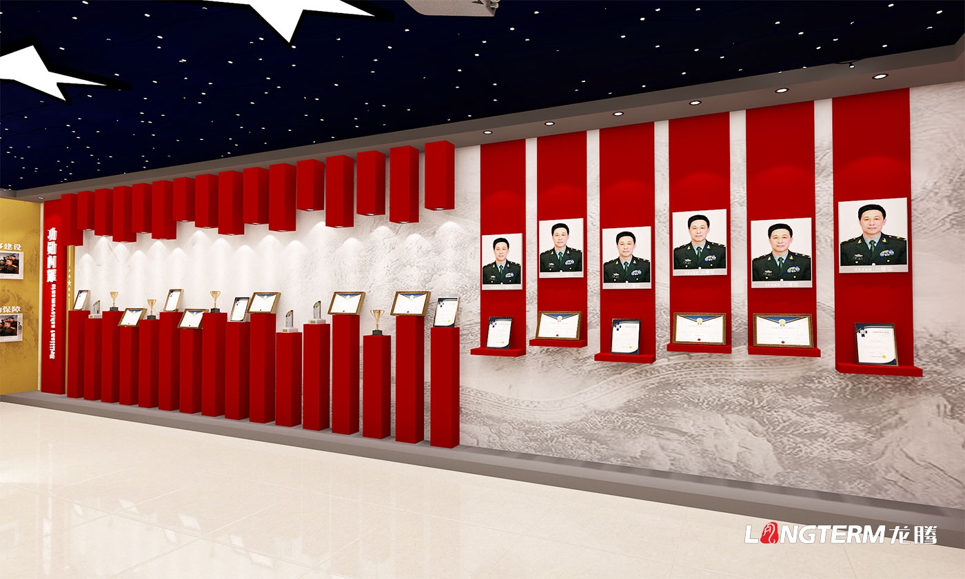 新都某部隊(duì)榮譽(yù)室設(shè)計(jì)效果圖_中隊(duì)、連隊(duì)、支隊(duì)榮譽(yù)室策劃設(shè)計(jì)方案